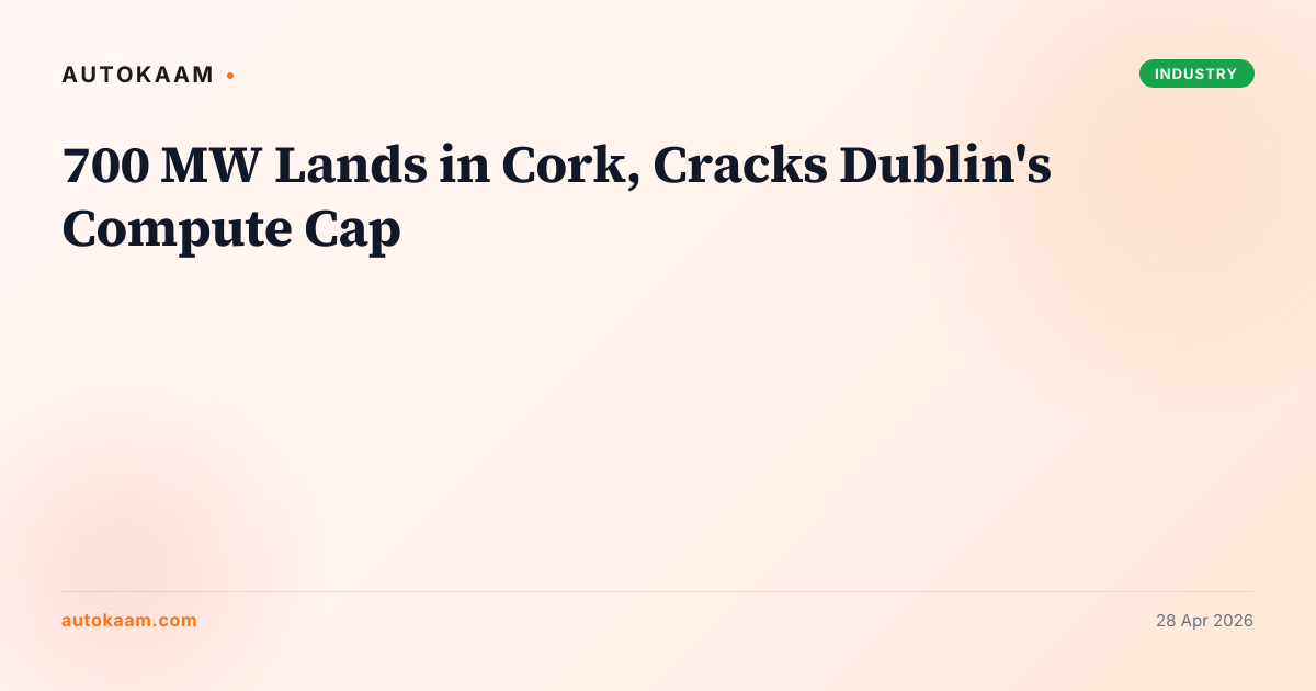 AutoKaam original, branded card for celtic-interconnector-cork-brittany-cracks-irish-compute-ceiling