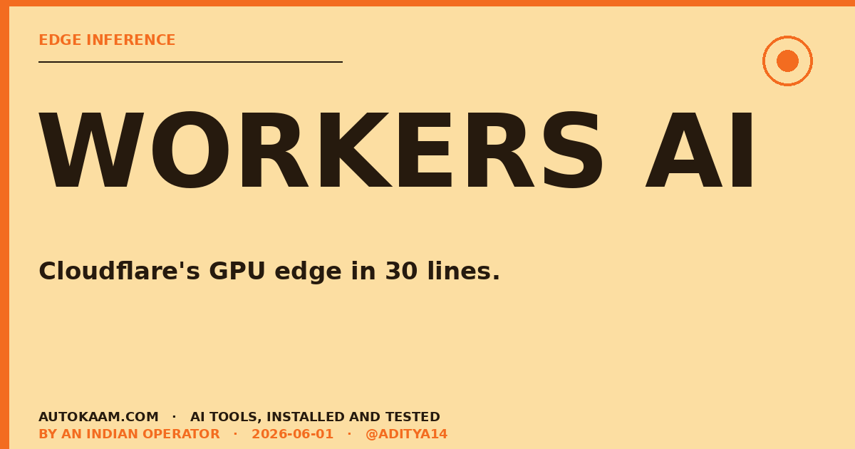 Cloudflare Workers AI dashboard with model usage
